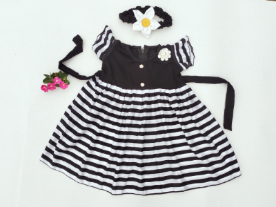 Picture of HOME made Baby girls Fashionable beautiful dress for  all season 1 2 3 4 5 6 7