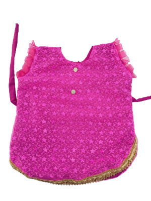 Picture of Handmade Baby girls Fashionable beautiful 3 piece skirts set for 1-7 years babies