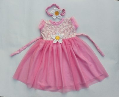 Picture of Exclusive Gorgeous home made Baby Girl birthday Party Frock 0-7