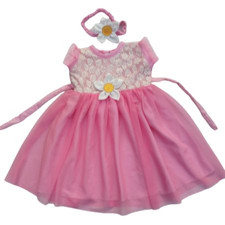 Picture of Exclusive Gorgeous home made Baby Girl Floral Party Frock 0-3