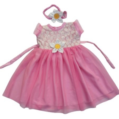 Picture of Exclusive Gorgeous home made Baby Girl Floral Party Frock 0-3