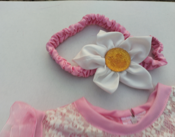 Picture of Exclusive Gorgeous home made Baby Girl Floral Party Frock 0-3