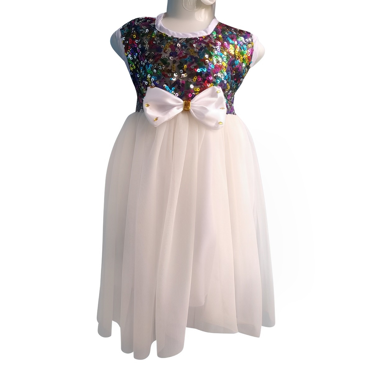 Picture of Party dress for ,Weeding and birthday dress for  0-3  years baby - বাচ্চাদের জামা