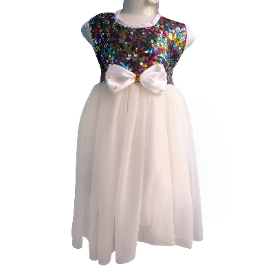 Picture of Party dress for ,Weeding and birthday dress for  0-3  years baby - বাচ্চাদের জামা