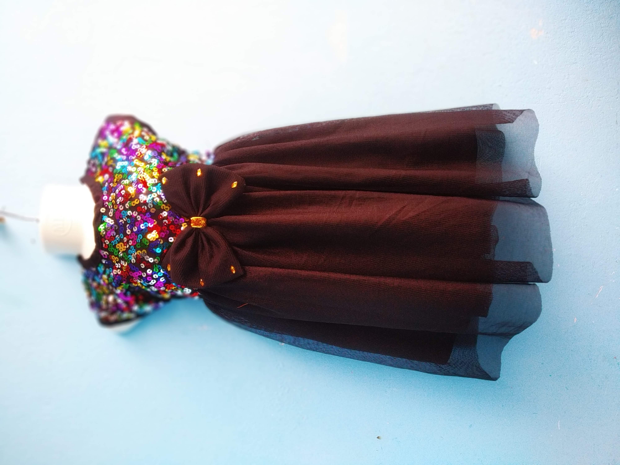 Picture of Party dress for ,Weeding and birthday dress for  0-3  years baby - বাচ্চাদের জামা