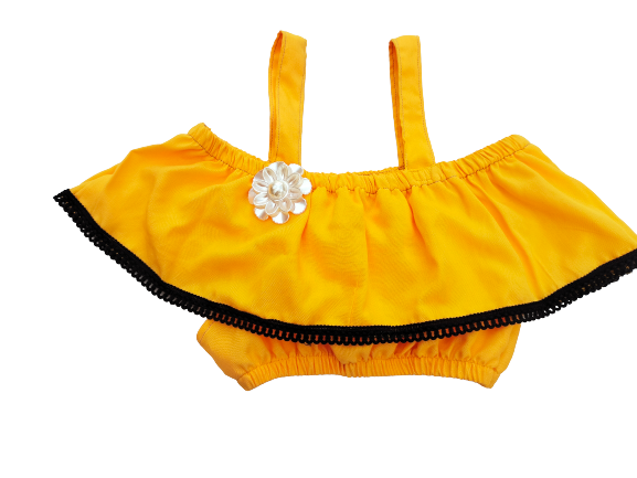 Picture of Handmade Baby girls Fashionable beautiful 2 piece skirts set for 1-10 years babies - বাচ্চাদের জামা