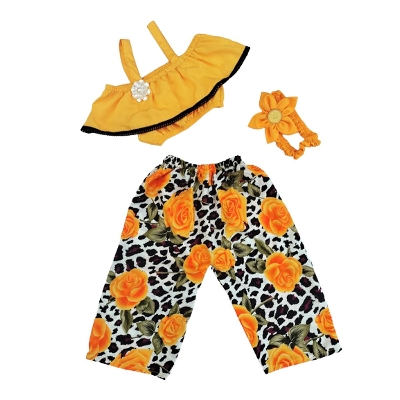 Picture of Handmade Baby girls Fashionable beautiful westrn dress for 0-7 years babies