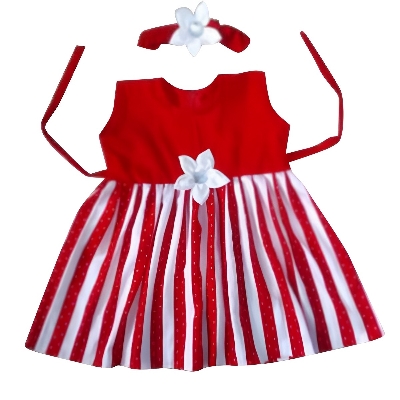 Picture of Baby girls fashionable beautiful dress for all season 0-3 years