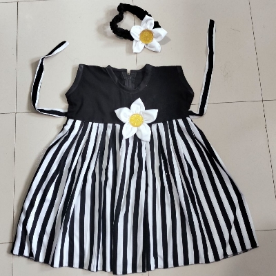 Picture of Baby girls fashionable beautiful dress for all season 0-3 years