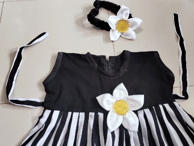 Picture of Baby girls fashionable beautiful dress for all season 0-3 years