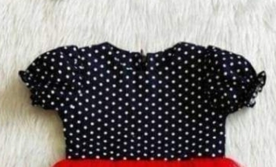 Picture of Baby girls fashionable beautiful party dress for 0 to 7 years babies