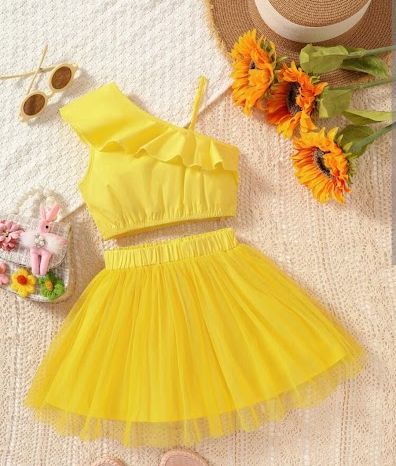 Picture of Summer Kid Baby Girls Floral Long Tutu skart Wedding Party Dresses and birthday Dresses 0-7