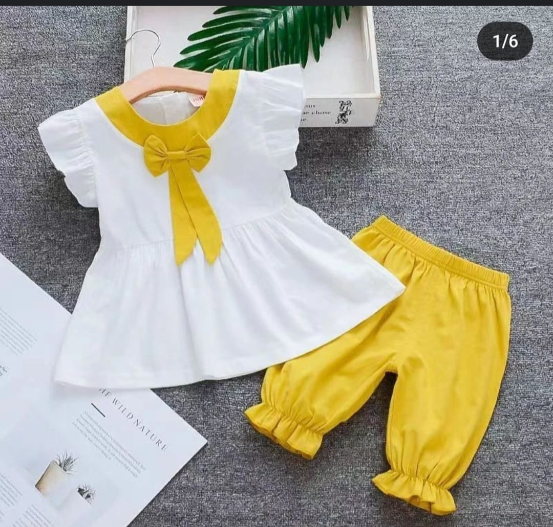 Picture of Baby Girls Fashionable Beautiful homemade Dress For 0-5 Years Babies