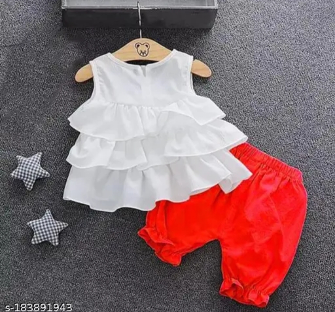 Picture of Baby girls beautiful and nice modern cotton dress for 0 to7 years babies
