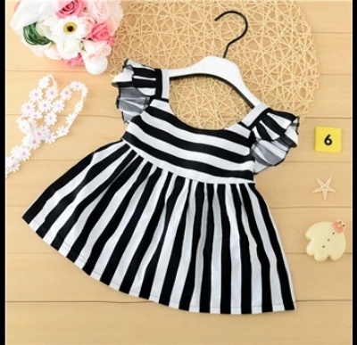 Picture of Fashionable cotton baby girl dress summer collection for 0-5