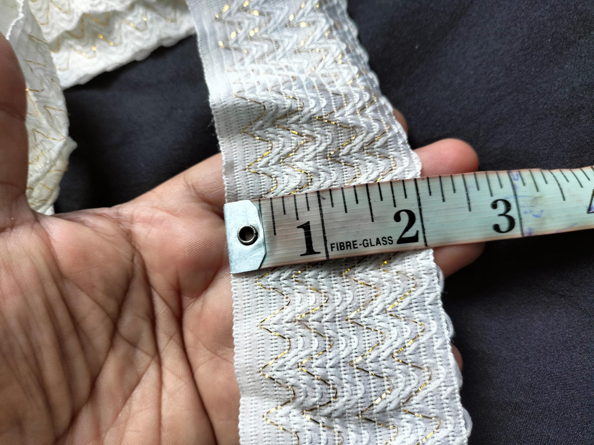 Picture of 20 yards Narrow Lace Ribbon Trim Craft Wedding Party Gift