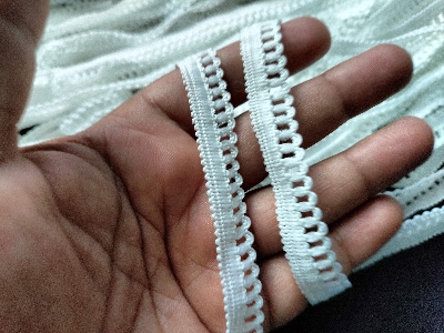 Picture of 80 Yard white  colour cotton lace