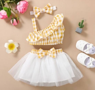 Picture of Baby Girls Floral Long Tutu skart Wedding Party Dresses and birthday Dresses 0-4