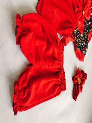 Picture of baby Girls  Party Dresses and birthday Dresses  with a pant for 0-7