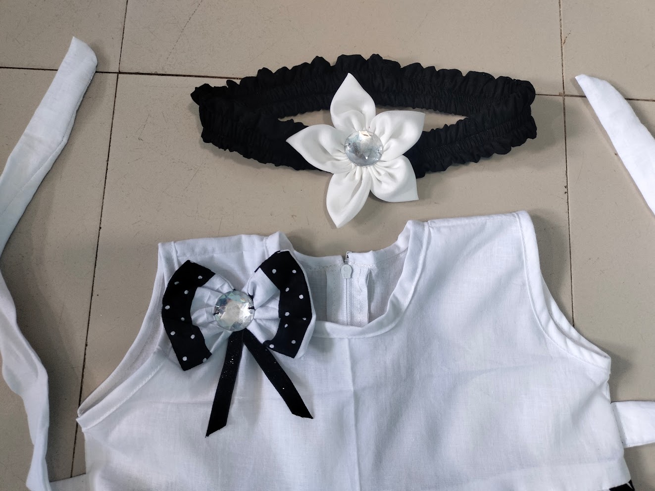 Picture of Fashionable cotton baby girl dress summer collection for age 0-7 Years