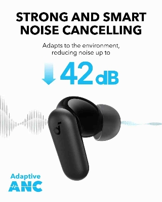 Picture of Soundcore R50i NC Earbuds 42dB ANC Heavy Bass True Wireless Earbuds by Anker