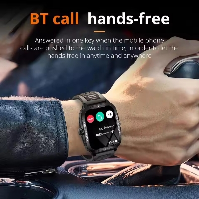 Picture of COLMI P76 Smartwatch 3ATM Waterproof Bluetooth Calling Military Grade Outdoor Sports Smart Watch