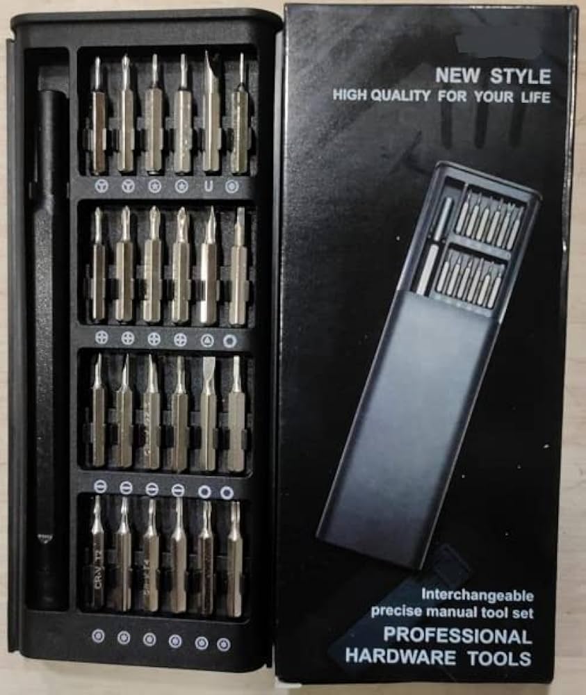 Picture of 24 in 1 screwdriver set Magnetic Screwdriver Kit with Detachable Handle Tools