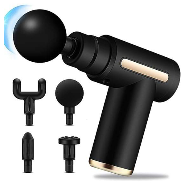 Picture of Mini Electric Massage Gun Portable Deep Tissue Massage Gun - Pain Relief USB Rechargeable Body Massager Message Gun