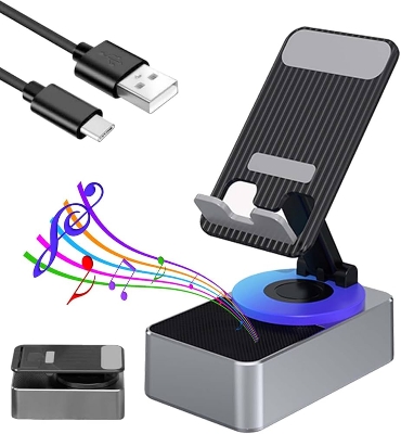 Picture of Phone Holder With Bluetooth Speaker