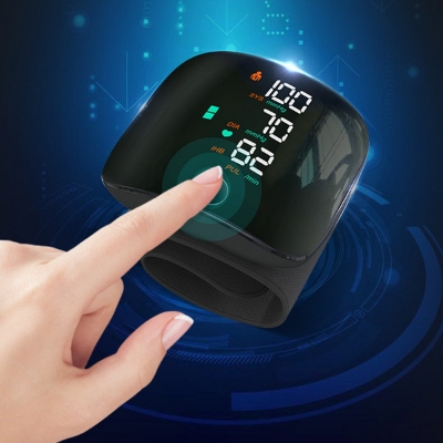 Picture of Automatic Rechargeable Digital Touch Screen Wrist type Blood-Pressure Machine/ BP Machine