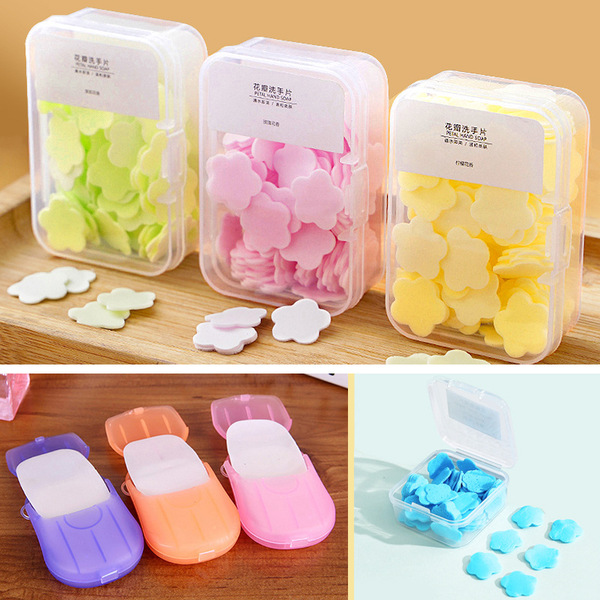 Picture of Portable Travel Boxed Mini Soap Paper One Box Portable Travel Boxed Mini Soap Paper One Box