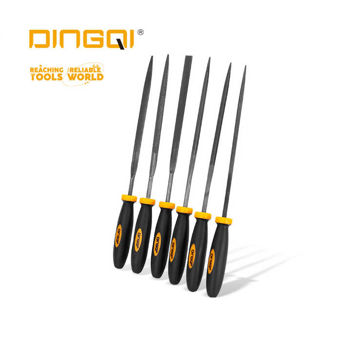 Picture of DINGQI Wholesale 6pcs Metal Flat Files Multipurpose Rasp Needle Files Set Tools