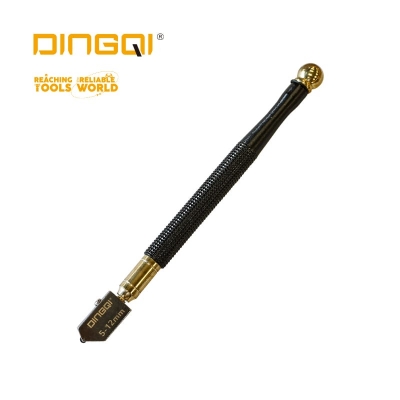 Picture of TRI-T Glass Cutter Pen with Automatic oiling Mechanism efficient Glass Cutting Tool Length 178 mm with Metal Body efficient Glass Cutting Tool