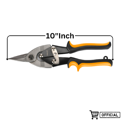 Picture of WELLOO Aviation Tin Snips Straight Cut Bi-Metal-254mm (10") for Multipurpose Usage