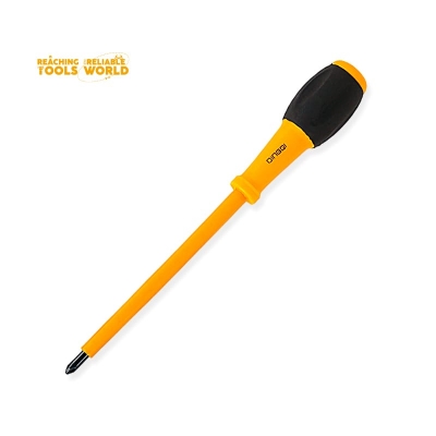 Picture of DingQi 7pcs Magnetic Screw Driver Set Rubber Handle Phillips Screwdriver Slotted Screwdriver Set For Multipurpose Usage SCREWDRIVER SET 68007