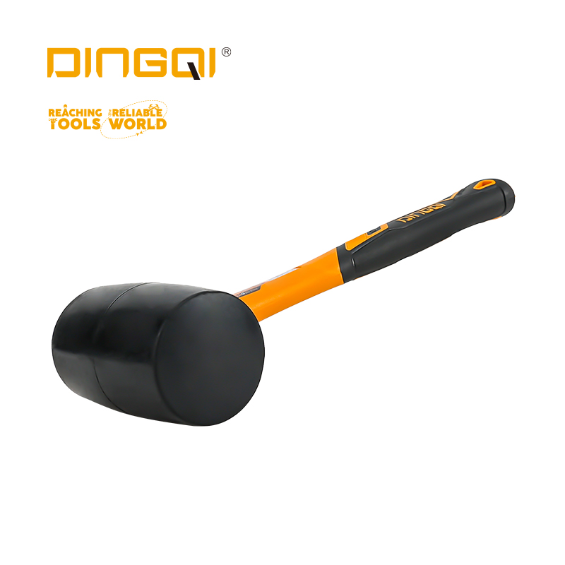 Picture of DingQi Professional Heavy Duty 24OZ Mallet Rubber Hammer,Tiles Hammer for Multipurpose Usage,35024