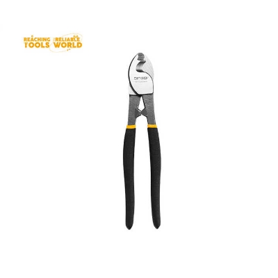 Picture of DingQi 8"inch Professional Electric Wire Cable Cutting Plier for Cutting Cable Tools Universal Cutter Soft Grip Plastic Steel,steel