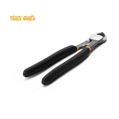 Picture of DingQi 8"inch Professional Electric Wire Cable Cutting Plier for Cutting Cable Tools Universal Cutter Soft Grip Plastic Steel,steel