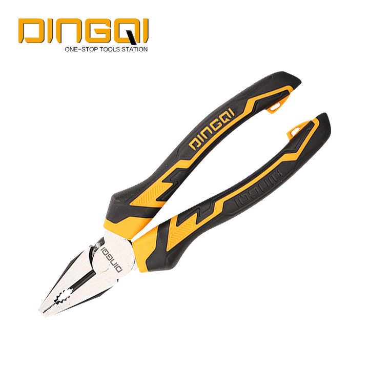 Picture of Dingqi Wire Cutter for Electrician Repair Clamp Plier Combination Steel High Quality 6 Inch Multi FUNCTIONAL TPR Handle CN;HEN