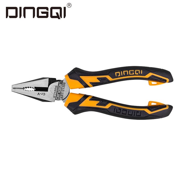 Picture of Dingqi Wire Cutter for Electrician Repair Clamp Plier Combination Steel High Quality 6 Inch Multi FUNCTIONAL TPR Handle CN;HEN