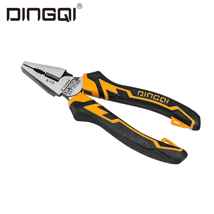 Picture of Dingqi Wire Cutter for Electrician Repair Clamp Plier Combination Steel High Quality 6 Inch Multi FUNCTIONAL TPR Handle CN;HEN