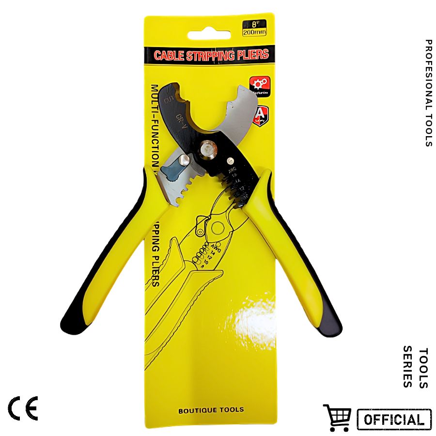 Picture of Multifunctional 8Inch Cable Stripping Shear With Professional Wire Stripper For Multi-purpose Usage