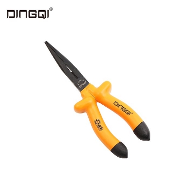 Picture of DINGQI High Quality 6 Inch Insulation Side Cutter Entering Flat Bit Pliers for Polishing