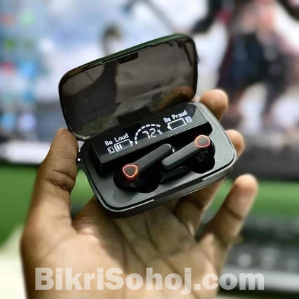 Picture of M19 earbud tws wireless bluetooth 5.1 headset touch control hd mirror new update