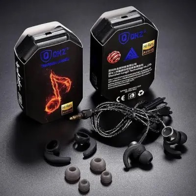 Picture of QKZ DM10 Zinc Alloy HiFi Earphone Gaming Hi Stereo Bass Sound In Ear Earphones