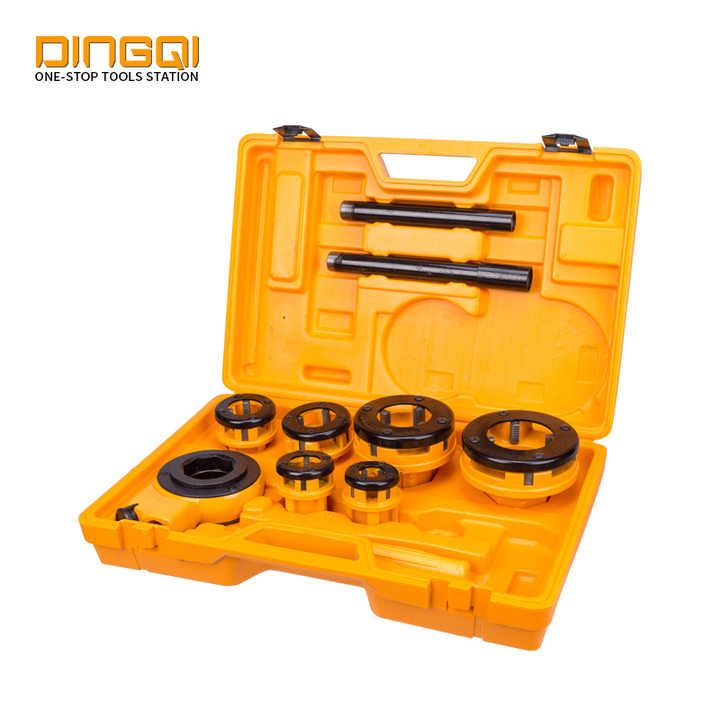 Picture of DingQi Professional 6pcs Pipe Tools Ratchet Die Stock Set,Sizes:1/2",3/4",1",1-1/4",1-1/2",2