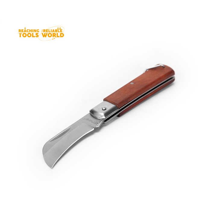 Picture of DINGQI Factory Wholesale 7 Inch Electrician Cutter Wood Handle Electrician Pocket Cutter No reviews yet