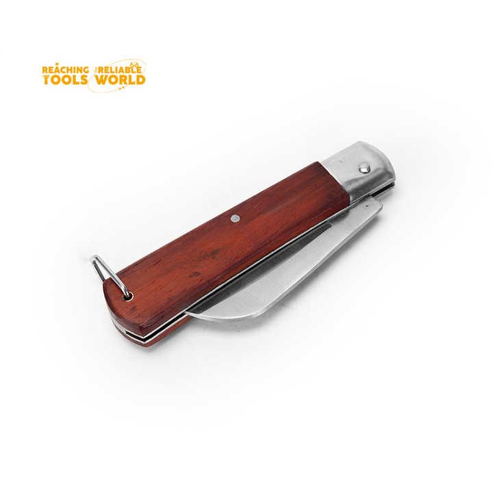 Picture of DINGQI Factory Wholesale 7 Inch Electrician Cutter Wood Handle Electrician Pocket Cutter No reviews yet