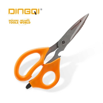 Picture of DINGQI 6.5 Inch Stainless Steel Multifunctional Scissors for Office Household With Bottle Opener
