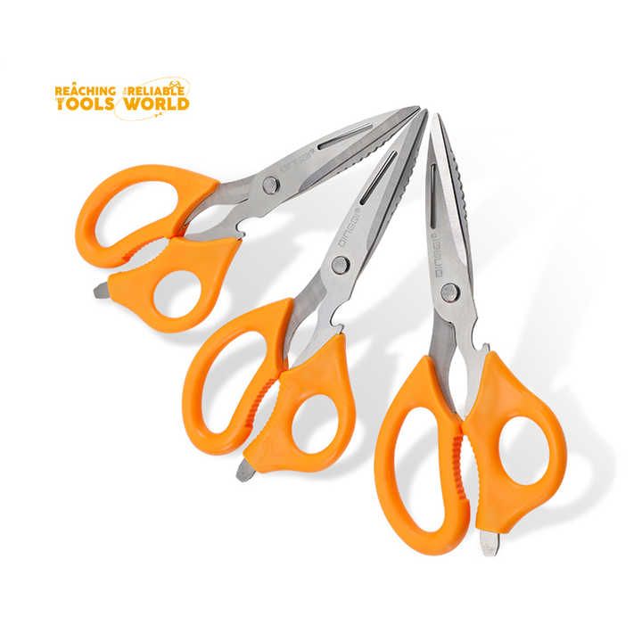 Picture of DINGQI 6.5 Inch Stainless Steel Multifunctional Scissors for Office Household With Bottle Opener